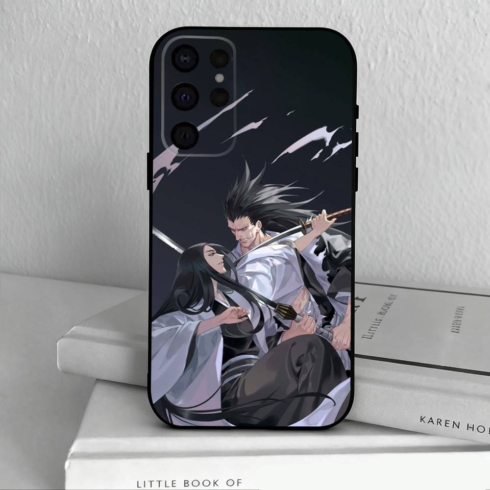 

R-Retsu Unohana B-Bleachs Phone Case For Samsung S25,24,23,22,30,21,10,9,Ultra,Plus,Lite,FE,4,5 G Soft Black Case Samsung S20ULTRA5G