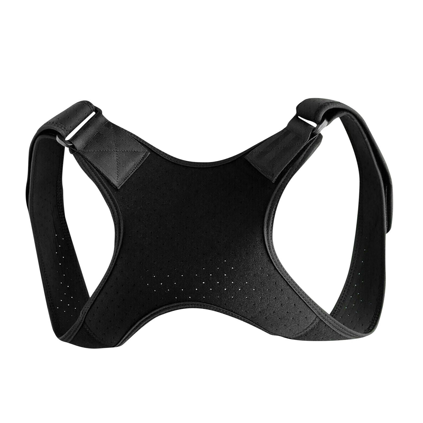 

Мужской и женский пояс для коррекции спины, плечо, ключица, анти-горбатый центратор, легкая регулировка, дышащий корректирующий пояс чёрный