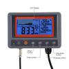 Digital CO2 Carbon Dioxide IAQ Monitor Controller with Relay Function Cable NDIR Sensing Probe for Greenhouse Home Office Factory 4.5m