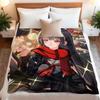 Cartoon Wuthering Waves Kuchiba Chisa Flannel Blanket Cover Warm Soft Anime Blanket Multifunctional Decor Home Universal Blanket
