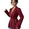 Fashionable Women's Western-style Suit Jacket with Lace Trim, Stylish, Versatile, Sexy, Slimming, Single-button, New Style, Casual Suit Jacket