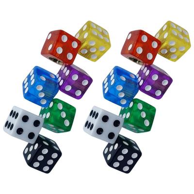 Mipcase Dice Tire Valve Stem Cap 14 Pieces Dice Style
