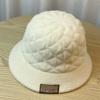 New Winter Bucket Hat Women's Fashion Twist Pleated Warm Bucket Hat Solid Color Cold Hat