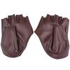 Lady Fashion Faux Leather Half Finger  Gloves Driving Pole Dancing Show Gloves