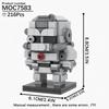 MOOXI Radiation Series MOC Bricks Set BrickHeaded T60 Power Armor Action Figures DIY Building Blocks Kids Toys For Children Gift
