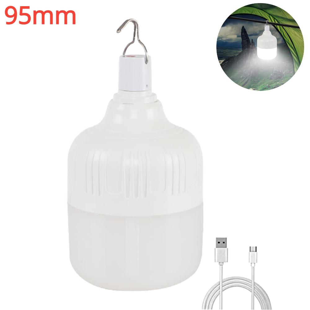 High Power LED Emergency Light USB Rechargeable LED Bulb Hanging Tent Light with Hook Portable Lanterns Outdoor Camping Lamp