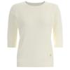 Shop   Women Basic Tencel Round Knit Short Sleeve Frb Wkn 11906 Green