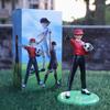 PVC 18cm Captain Tsubasa Anime Figure Ozora Tsubasa Action Figures Hyuuga Kojirou/Wakabayashi Genzou Figurine Collection Model