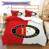 Feyenoord logo  Pattern Bedding Quilt Set Quilt Cover Pillowcase Home Decoration Birthday Gift (1 * duvet cover + 2 * pillowcase, without core)