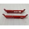 Suzuki Samurai Sierra Door Hinge Step Foot Peg Metal Foldable 2 Set Red & Black
