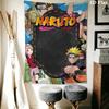 Naruto Adventure Begins Wall Tapestry Aesthetic Wall Hanging Printed Fabric Blanket Decorative Tapestries For Bedroom Living Room Home Decor