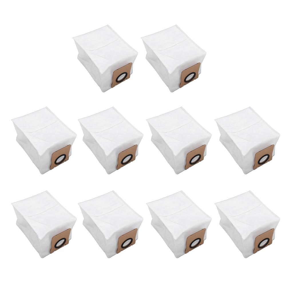 10Pcs Sweeping Robot Dust Bag Non Woven Fabric Robot Vacuum Dust Bag for X10+ X20+ for L10s Ultra