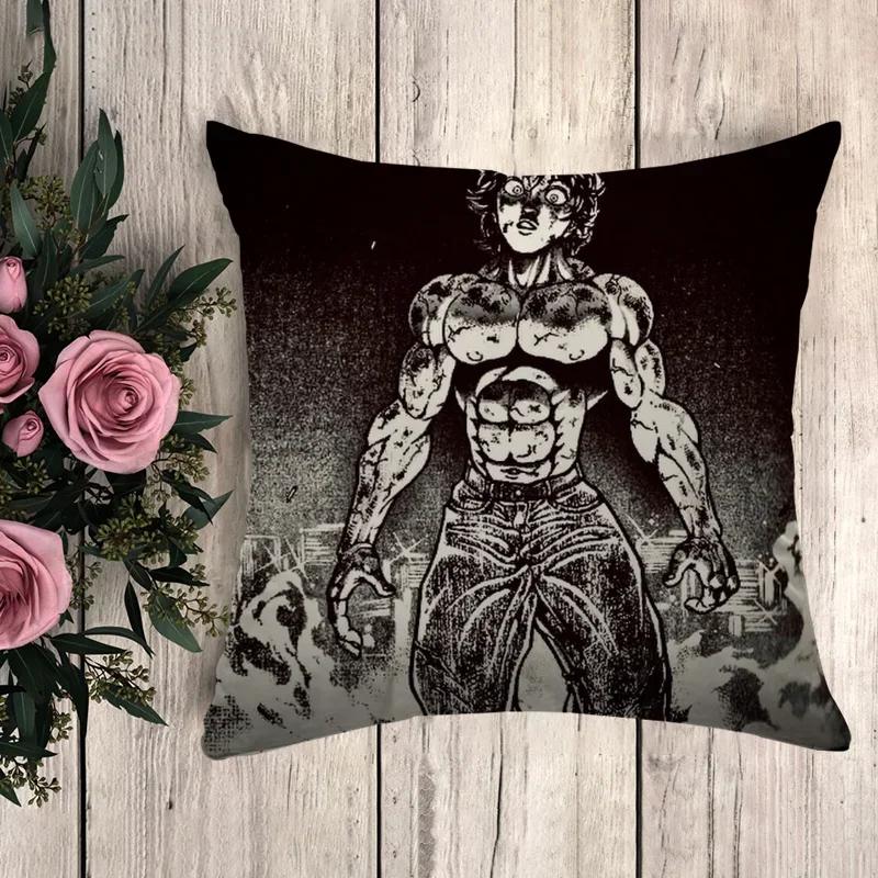 Kissen Baki Hanma Dekorative Kissenhülle Dekor Kissenbezüge für Kissen x Kissenbezüge Autodekoration Kissenbezüge Sofa