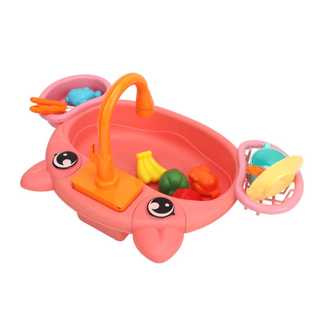 Lave-vaisselle de cuisine électrique Jouets Simulation Eau Circulante Innovante Évier de cuisine interactif Jouets pour enfants Cadeaux