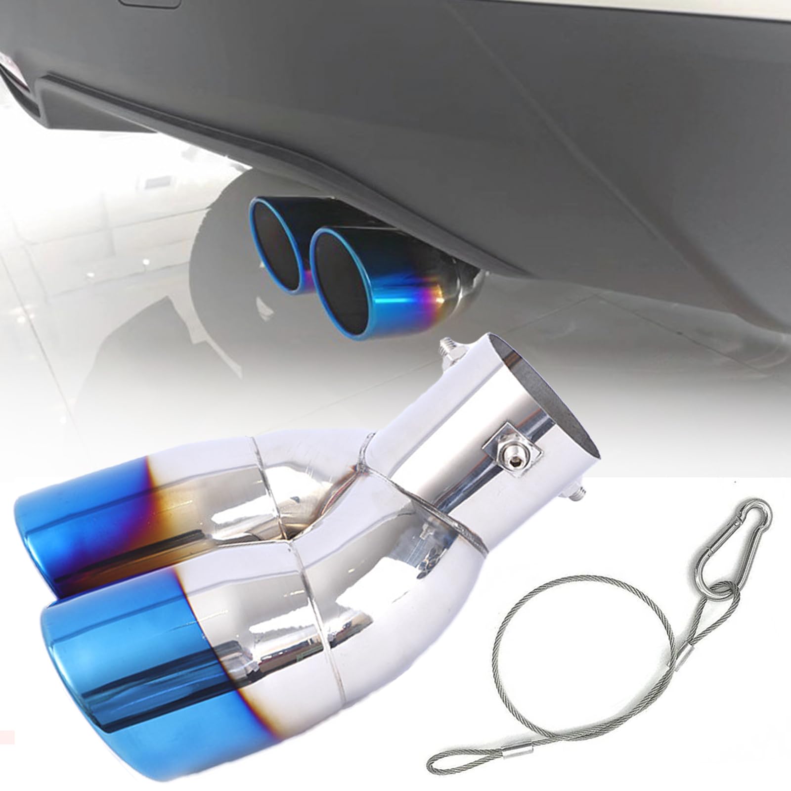 

Насадка глушителя Temiry, Толстый тип, 2 рулона, Для легковых автомобилей, Универсальное использование, Монтажный диаметр General-purpose thick type