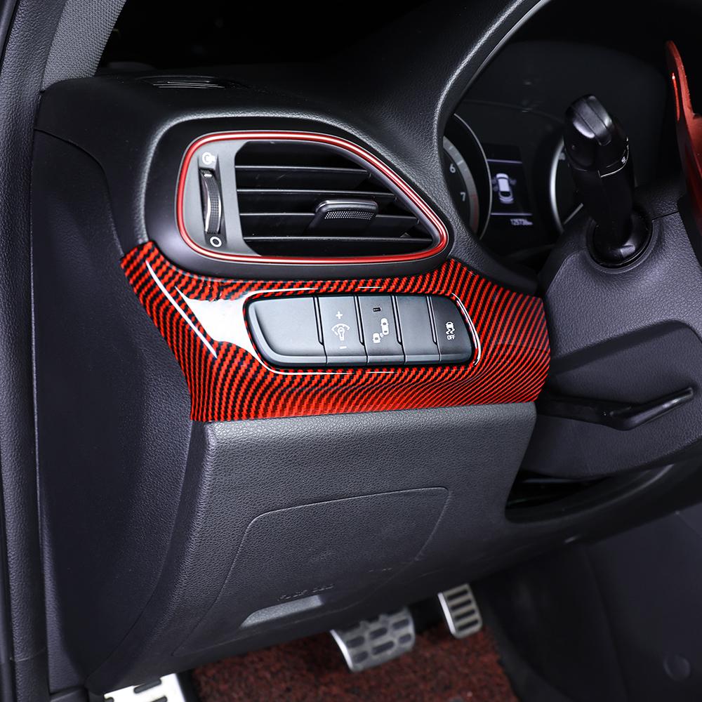 For Hyundai I30/I30 N 2017-2026 Car Tuning Carbon Fiber Headlight Head Lamp Adjustment Switch Button Cover Trim Accessories LHD