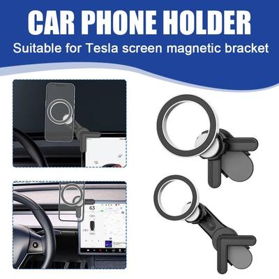 For Tesla Monitor Stand for Magsafe Car Phone Holder Car Navigation Bracket For Car Dashboard Phone Mount For IPhone
