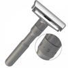 1SET Manual Razor Men's Razor Manual Adjustable Sharpness Zinc Alloy Vintage Razor