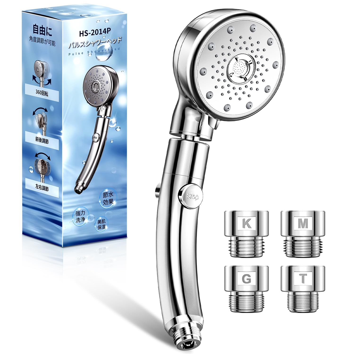 Пузырьковая душевая лейка Усилитель напора воды Регулируемая душевая лейка Душ с высокой водяной пылью Ручная лейка для душа Вода 5 режимов подачи воды Кожа Нано-поры волос Высокое очищение