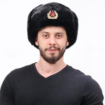 Outdoor Cold-proof Wig Hat, Piled and Thickened Winter Warm Ear Protection Cotton Hat