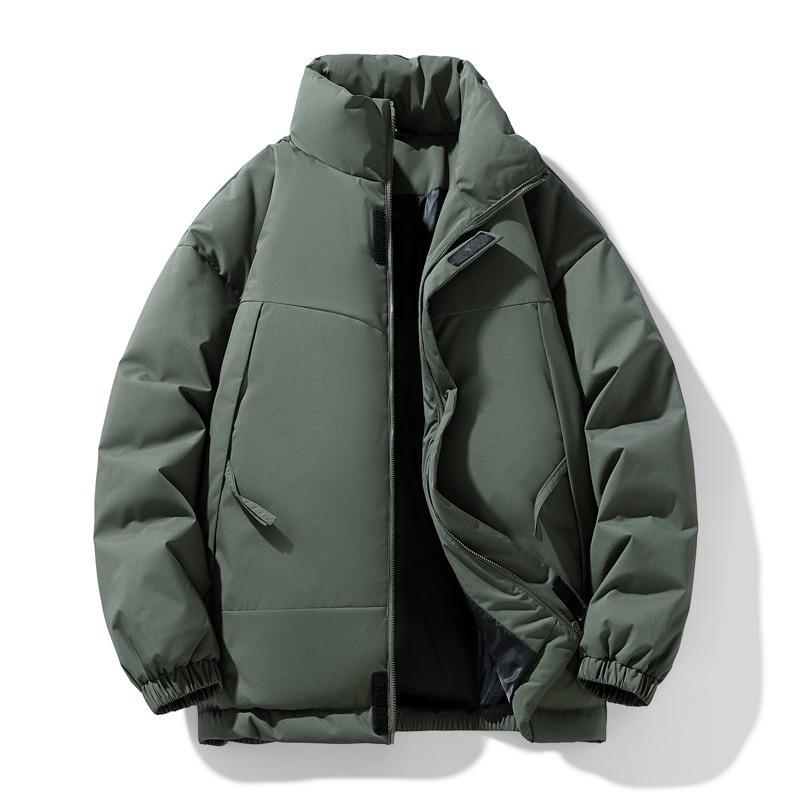 Winter Thickened Cotton-padded Clothes Men's Stand-up Collar Bread Clothes Loose Casual Cotton-padded Jacket