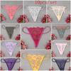 10pcs Random New Thong Underpants Low Waist Briefs G-String Sexy Lingerie Lace Panties
