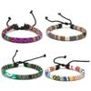 12Pcs Handmade Woven Bracelets Accessory Colorful Braided Bracelet Unique Wrist Chain for Layering or Single Wear