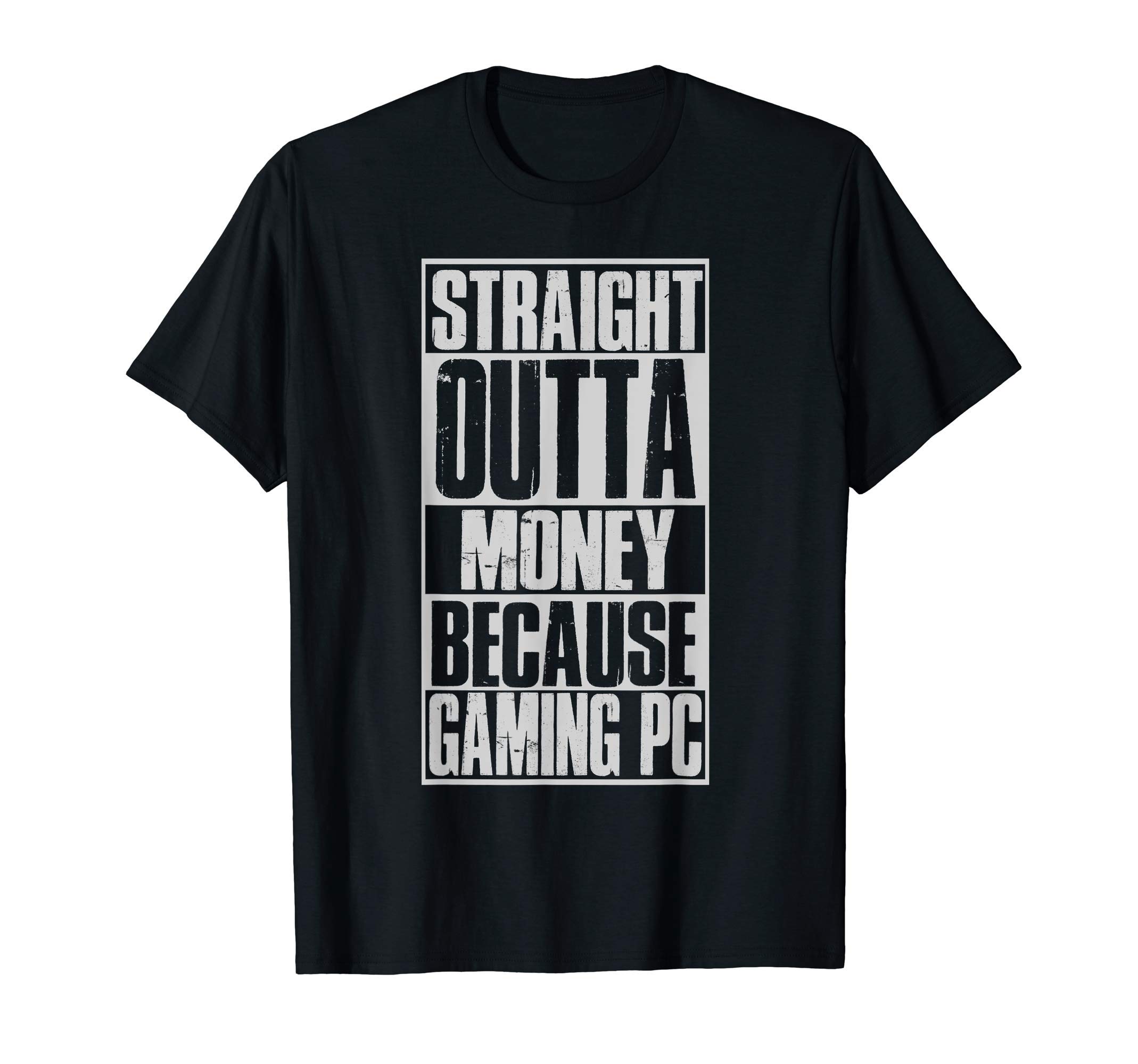 

Футболка Straight Outta Money Because Gaming PC Funny Games