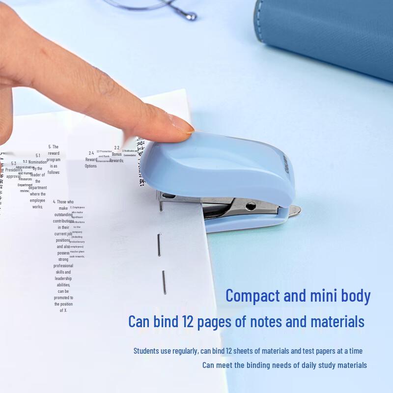 Deli 0255 Mini Portable Stapler Set