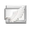 Shiny Zircon Bow Knot Cherry Heart Butterfly Pendant Italian Charm Links Fit 9mm Stainless Steel Bracelet Women DIY Making Gift