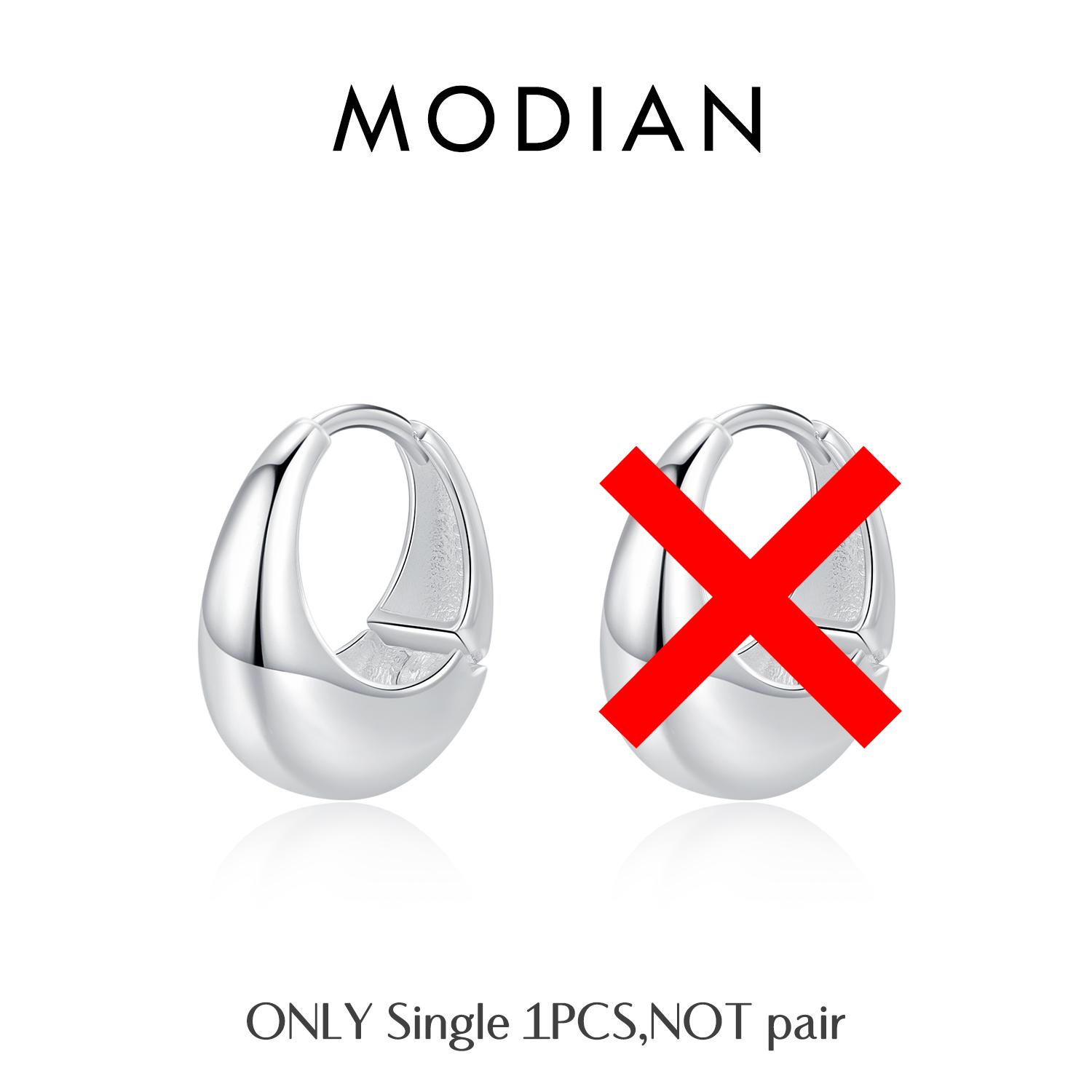 

1PCS 925 Sterling Silver Geometric Smooth Sparkling Luxury Hoop Earrings Party Holiday Ear Buckles For Women Fine Jewelry