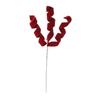 Velvet Spiral Christmas Stems Red White Green Spiral Christmas Tree Picks DIY Crafts for Wreath Fireplaces Vase Filler Holiday Ornament