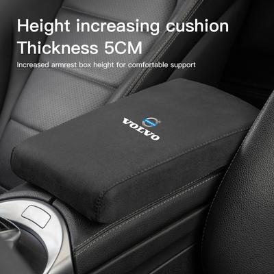 Car Armrest Mat Memory Foam Arm Rest Cushion Accessories For XC90 V90 V60 XC60 V40 S80 S60 S90 C40 XC40 V70 XC70 C30 C70 E