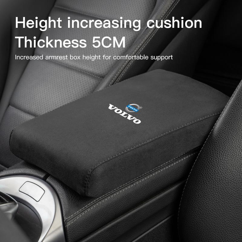 Auto-Armlehnen-Matte Memory-Schaum Armlehnen-Kissen Zubehör für Volvo XC90 V90 V60 XC60 V40 S80 S60 S90 C40 XC40 V70 XC70 C30 C70 E