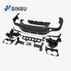 Mercedes-Benz GLC Coupe C43 Style 4-Outlet Rear Lip Stainless Steel Tailpipe