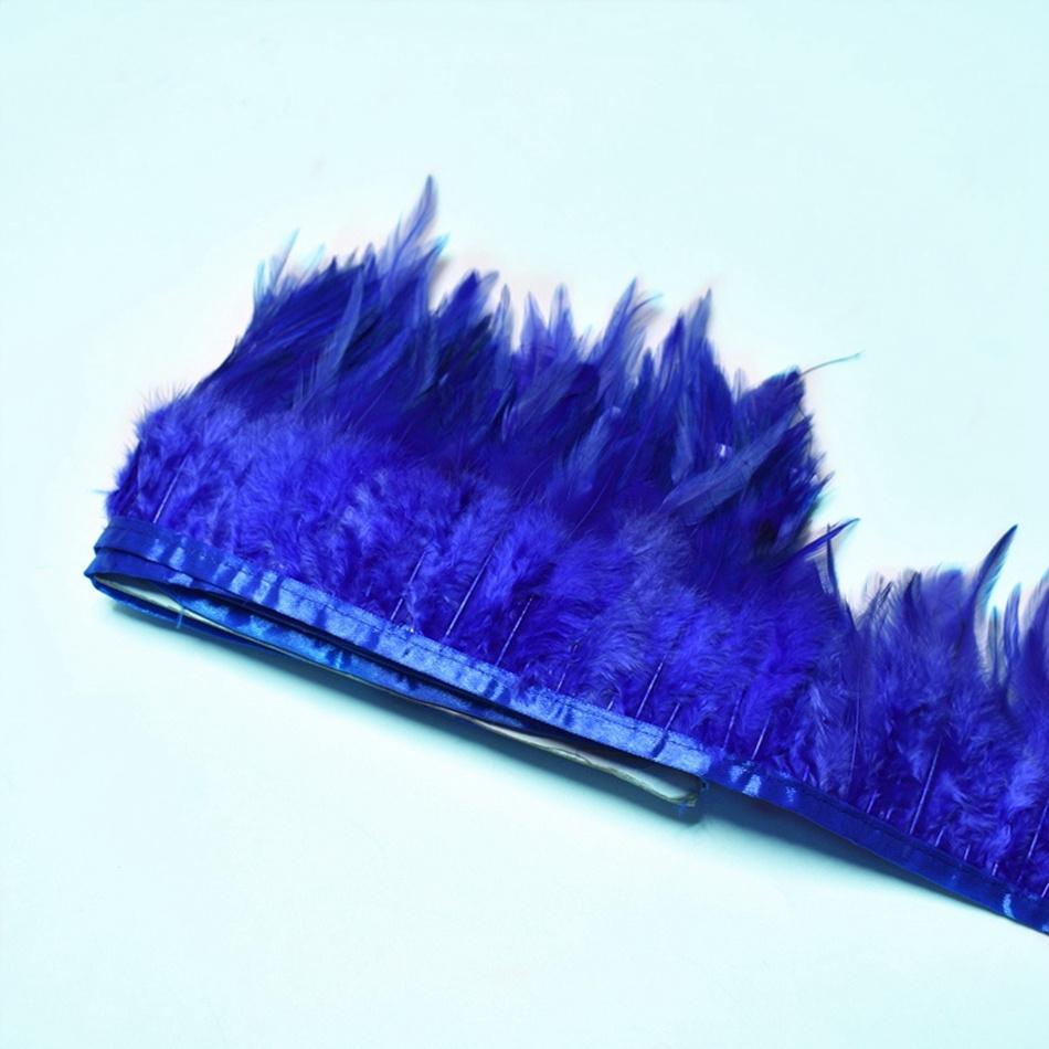10Meters Natural  Feathers Trim Ribbon Sewing Clothes Handwork Feathers Party Wedding Plumas Crafts DIY Decoration 10-15cm