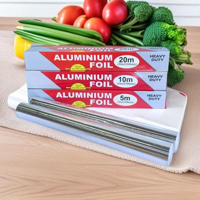 1ROLLE Aluminiumfolie Haushaltsaluminiumfolie kleine Rolle Aluminiumfolie Haushaltsofen Küche Grill lebensmittelechte Aluminiumfolie Stanniolpapier