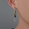 Geometric Cone Earrings Ear Pendant With Stylish Fringe Alloy Punk Accessory For Casual Evening Event