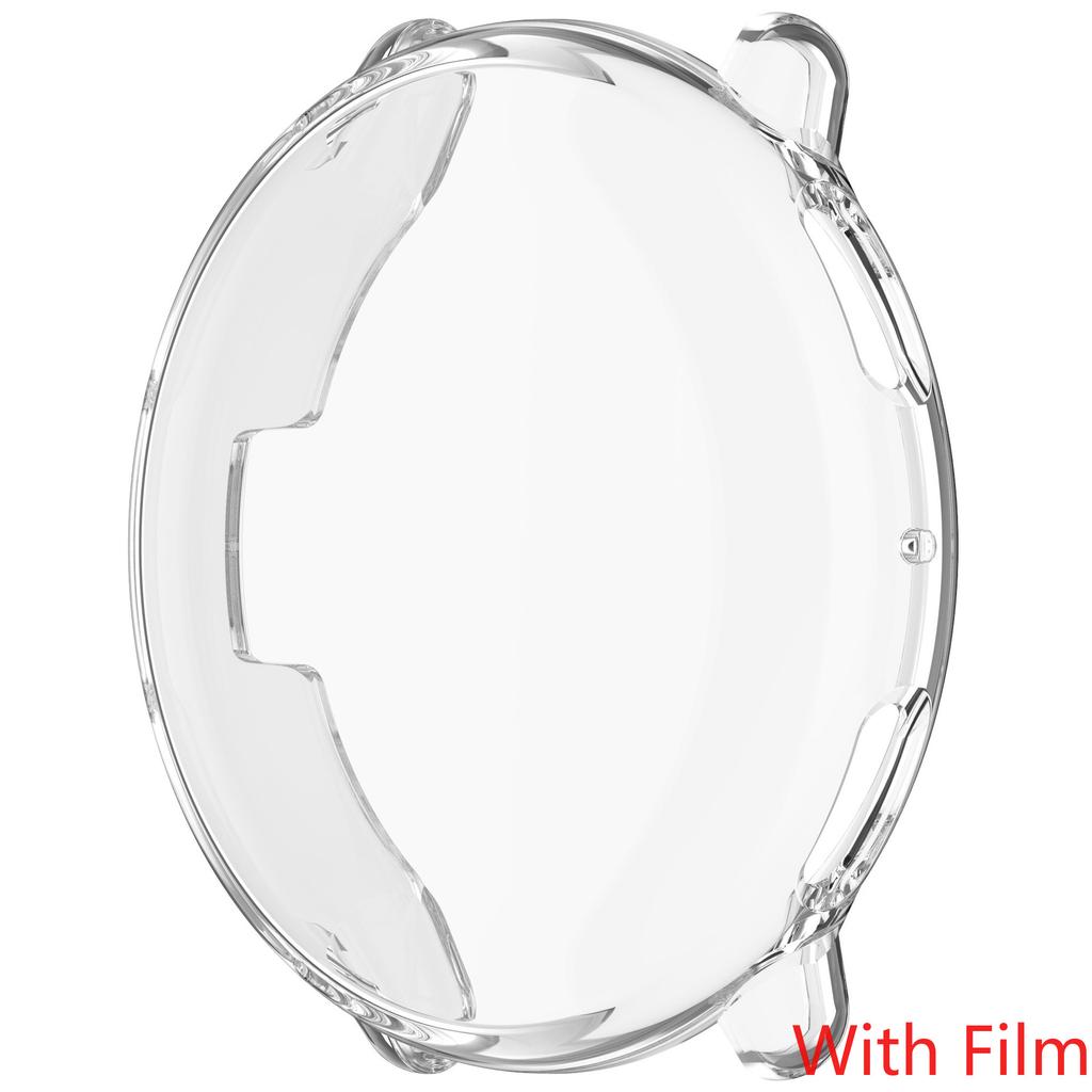 Hartschalen-Glas-Displayschutzfolie Vollrahmen-Hülle Für Amazfit Active 2 Smartwatch Schutzhülle Active2 Zubehör