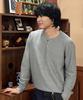 MINDBRIDGE Washable Henley Neck Semi-Oversized Knit - 2 Colors