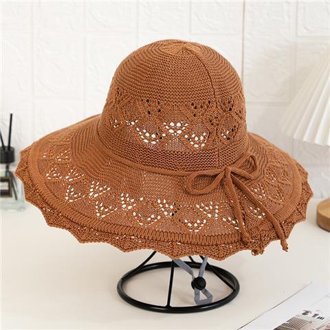 1pc Stylish Wide Brim Sun Hat for Women,Lightweight Foldable Beach Hat Perfect for Summer Trip,Portable Outdoor Visor for Tralve