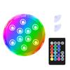 LED Pool Light 15 Colors Water Resistant RGB Submersible Pond Light Underwater Lamp with Remote Control for Outdoor