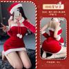 Xianyi Christmas Dress Slim Tube Top Dress Velvet Sexy Live Streaming Host Set Cosplay New Year Performance Suit S24
