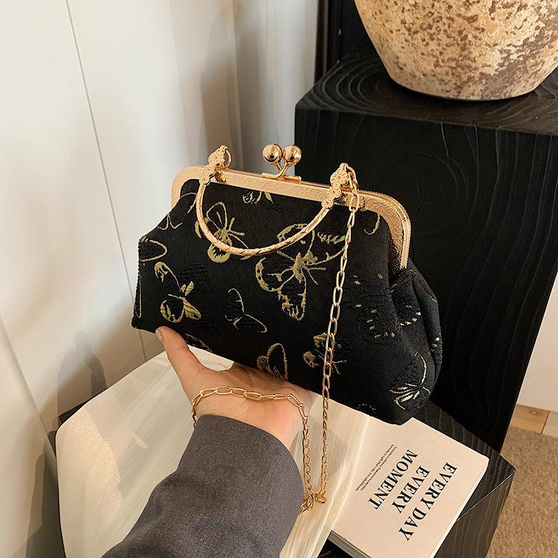 

Новая летняя ретро портативная новая нишевая повседневная индивидуальная красивая простая модная косая сумка-ракушка