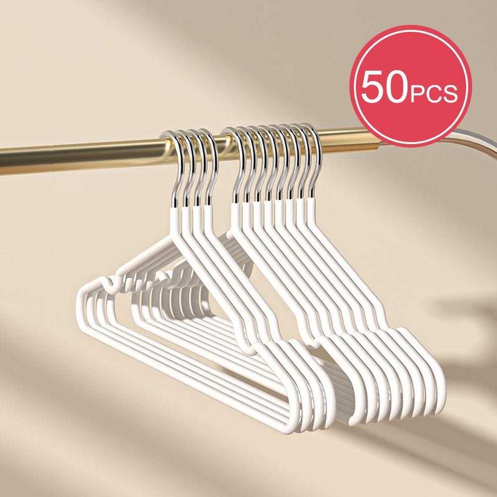 Non Slip Drying Hangers Non Marking Clothes Hangers for Home Use Metal Thick Clothes Hangers Storage Bedrooms Wardrobes Adult