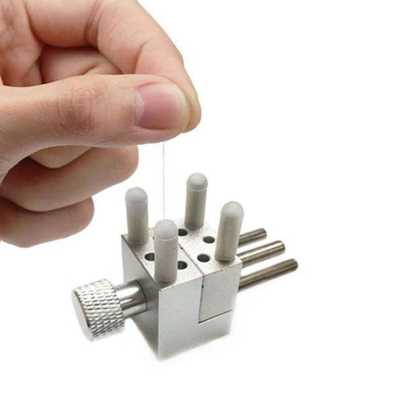 360 Degree Rotating Base Aluminum Vise Nonslip Pad Drill Press Vise Benches Vise For Secure Workpiece Clamping