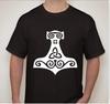VIKING Mjolnir Hammer T Shirt Thor Odin Valhalla Norse Vikings Tee
