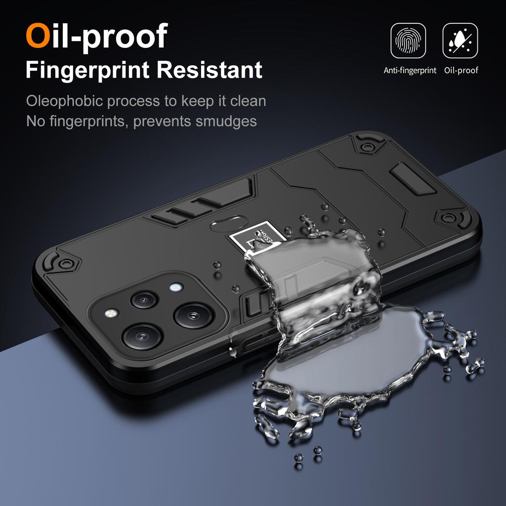 For Xiaomi Redmi 12 4G/5G (Global) Case PC+TPU Phone Cover 2 in 1 Heavy Duty