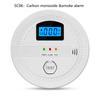 Independent CO Alarm Sensor Carbon Monoxide Alarm Detector 85dB High Sensitive Warning LCD Photoelectric Display for Home Hotel