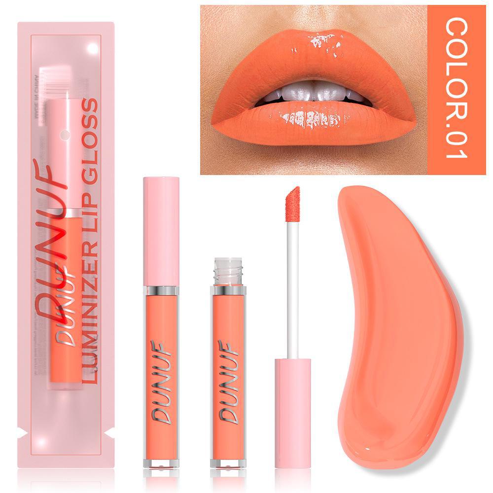 DUNUF 16-Color Moisturizing Mirror Lip Gloss – Easy To Apply, Cross-Border Trade Focused